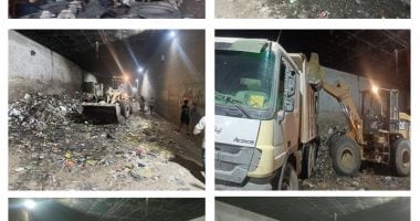 رفع 1200 طن رتش من نفق النجوم ببولاق الدكرور استجابة لشكاوى المواطنين