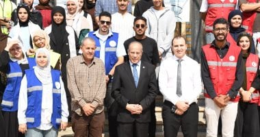 حملة لتعزيز الوعي بالصحة النفسية والسلامة الجسدية للطلاب بجامعة قناة السويس