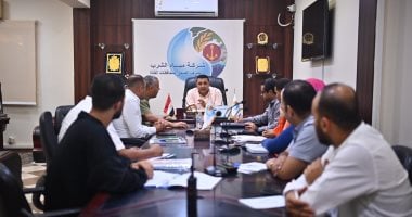 رئيس مياه القناة يجتمع مع قيادات القطاع المالى لتعظيم الموارد ورفع كفاءة الأداء