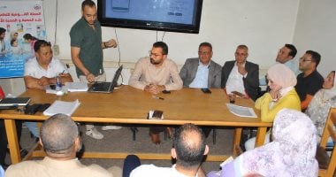 صحة سوهاج تعقد اجتماعا مع مسئولي المستشفى العام لمناقشة نتائج لجنة المعايشة