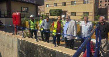 رئيس الصرف الصحى بالقاهرة الكبرى يتفقد محطتى معالجة البركة ورفع الخصوص الجديدة