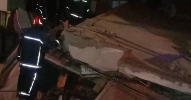 انهيار عقار بمنطقة أبو سليمان شرق الإسكندرية
