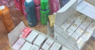 حماية المستهلك يضبط 1500 قطعة مستحضرات تجميل ومستلزمات طبية منتهية الصلاحية