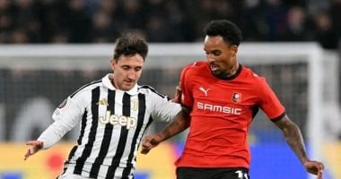يوفنتوس ضد رين.. اليوفي يتأخر 2-1 في شوط أول مثير