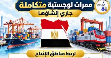من الأحمر إلى المتوسط.. تنفيذ 8 ممرات دولية لترسيخ مصر كمحور عالمي للتجارة