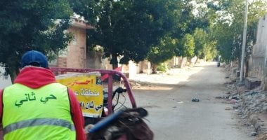 Ismailia Governor Reviews Cemetery Cleanup as Palm Fronds and Waste Removed