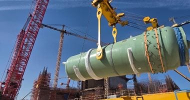 Pressurizer Installation Begins at El Dabaa’s First Nuclear Unit
