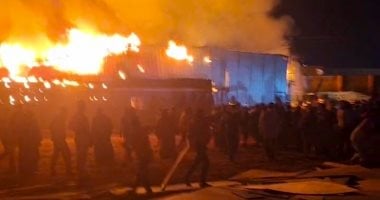 Three Injured in Timber Warehouse Fire in Beheira