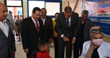 South Sinai Governor Follows Launch of National Measles Vaccination Campaign