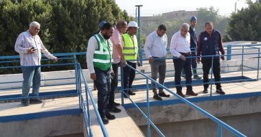 Sohag Water Chief Inspects Drinking Water and Sewage Stations in Akhmim