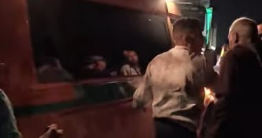إصابة 9 أشخاص في حادث سيارة بطريق اللبيني في منشأة القناطر .. صور