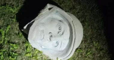 Young Man Uses Heavy Hammer to Behead Iwo Jima Memorial Figure in Virginia