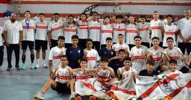 الزمالك يتوج بطلاً للجيزة للكرة الطائرة تحت 15سنة بعد الفوز على 6 أكتوبر