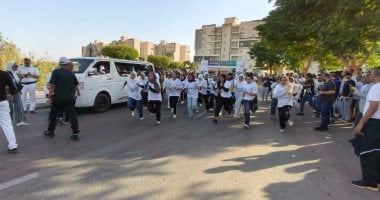 Walking Marathon in New Aswan Promotes Sporting Culture