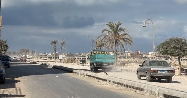 Clouds Cover North Sinai as Rain Expected Sunday Evening