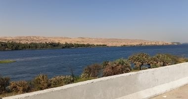 ممشي أبو هور بأسوان لوحة فنية علي النيل يخدم الأهالي والسياح.. صور