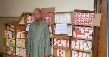 ضبط أكثر من 21 ألف عبوة سجائر مهربة داخل محل بالمنصورة
