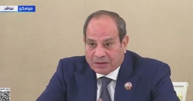 فخامة الرئيس السيسى: نتطلع لبدء التنفيذ الفعلى وتشغيل المنطقة الصناعية الروسية