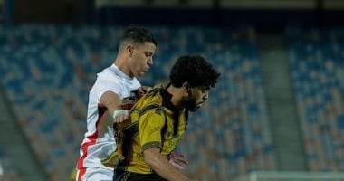 التعادل السلبى يحسم الشوط الأول بين الزمالك والمقاولون فى الدوري