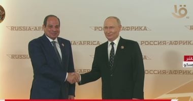 الرئيس الروسي يستقبل فخامة الرئيس السيسي فى قصر الكرملين