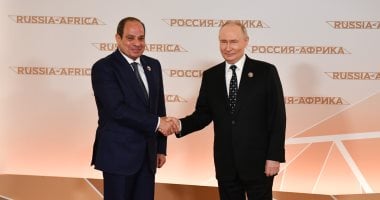 فخامة الرئيس عبد الفتاح السيسي،والرئيس فلاديمير بوتين