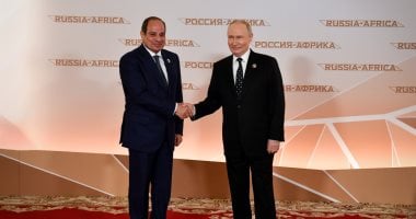  فخامة الرئيس عبد الفتاح السيسي، والرئيس فلاديمير بوتين