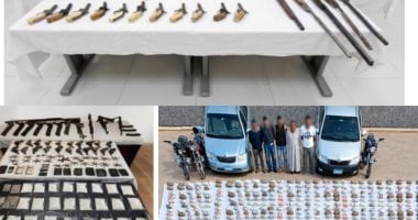مقتل 5 عناصر شديدة الخطورة وضبط مخدرات بقيمة 208 ملايين جنيه