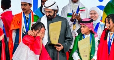 محمد بن راشد يكرم المصرية ميار عثمان بطلة تحدى القراءة العربى 2026