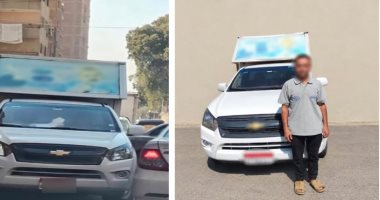 الداخلية تضبط سائق سيارة نقل يسير عكس الاتجاه بعين شمس