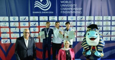 إعلان نتائج اليوم الأول لبطولة العالم جامعات للسباحة بالزعانف 2026 بشرم الشيخ
