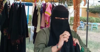 شاهد الحلي السيناوي لعارضات محافظتي شمال وجنوب سيناء بمعرض أيادي مصر