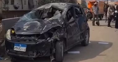 كانوا راجعين من زيارة المقابر.. تفاصيل مصرع عامل وزوجة شقيقه بحادث الدائري