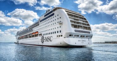 ميناء غرب بورسعيد يستقبل السفينة السياحية MSC LIRICA على متنها 2420 فردًا
