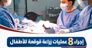 إجراء 8 عمليات زراعة قوقعة للأطفال بمستشفى الهلال للتأمين الصحى بسوهاج