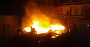 السيطرة على حريق بفيلا على طريق الأزهرى فى بنى سويف 