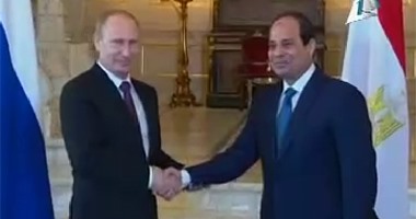 وسائل إعلام روسية: بوتين والسيسى يناقشان انضمام مصر لمنظمة "بريكس"