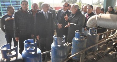 محافظ كفر الشيخ يتفقد مصنع تعبئة الغاز بـ"دسوق"