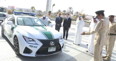 بالفيديو.. انضمام Lexus RCF لسيارات الشرطة فى دبى