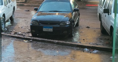 سقوط أمطار غزيرة على سواحل دمياط