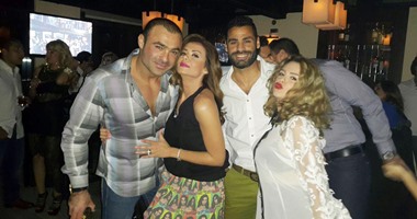 بالصور.. داليا البحيرى ونيللى كريم وبشرى وخالد سليم  بحفل ميلاد "إيمى"