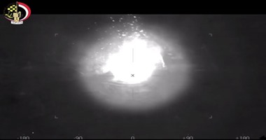 بالفيديو.. موقع وزارة الدفاع يعلن تدمير مخزن أسلحة للتكفيريين بسيناء