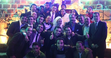 الزميل أحمد عصام يحتفل بزفافه على "مونيتا" بـ"القصر الملكى"