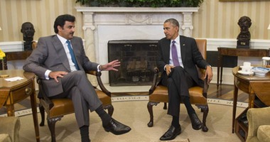أوباما و"أمير قطر" يتفقان: هزيمة داعش وسقوط بشار الأسد "تحدى استثنائى"