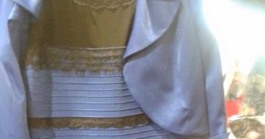بالفيديو والصور..فستان يحير العالم.. ما لونه؟.. أبيض وذهبى أم أسود وأزرق