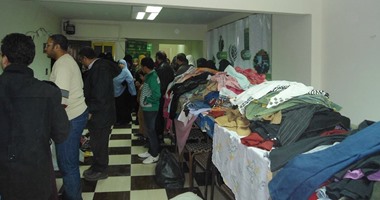 جمعية الأورمان بالمنوفية تنظم معرضاً خيرياً لتوزيع الملابس بالمجان 