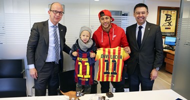 نجل نيمار ينضم رسمياً إلى برشلونة