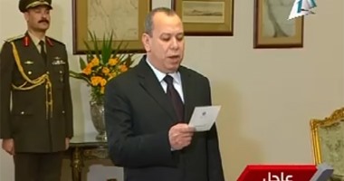 إسماعيل طه يؤدى اليمين محافظا لدمياط أمام الرئيس