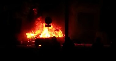 سائق يتهم 5 إخوان بحرق سيارته فى بنى سويف