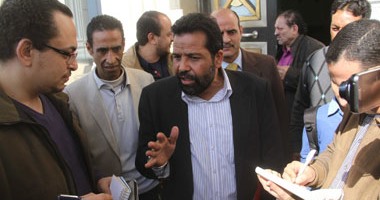 رجب هلال حميدة ونائب الموسكى يصوتان فى الانتخابات بمدرسة عابدين الثانوية