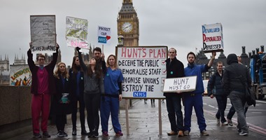 إلغاء مئات العمليات الطبية بعد إضراب آلاف الأطباء المبتدئين فى إنجلترا